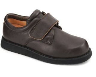 Apis Mt. Emey 502 Men's Orthopedic Diabetic Extra Depth Shoe Leather Velcro Shoes
