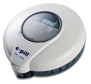 e pill Med O Wheel SECURE Tamper Resistant Portable Pill Dispenser (NOT Tamper Proof). Health & Personal Care