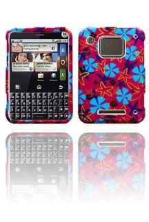 Motorola MB502 Charm Graphic Case   Flower Flake Cell Phones & Accessories