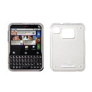 Clear Hard Case Cover for Motorola Charm MB502 Cell Phones & Accessories
