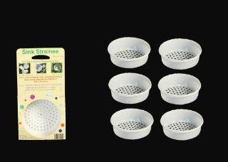 Sink Strainee 6 Pack Sink Strainer. 100% Corn Starch Means 100% Biodegradable, Non Toxic and Earth Friendly. Kitchen & Dining