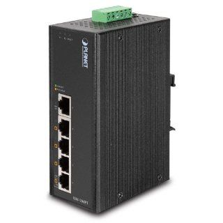 PLANET ISW 504PT / 5 Port 10/100Mbps with 4 Port PoE Industrial Ethernet Switch   Wide Temperature Computers & Accessories