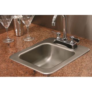 Line by Advance Tabco 14 X 12 Single Bowl Drop In Kitchen Sink