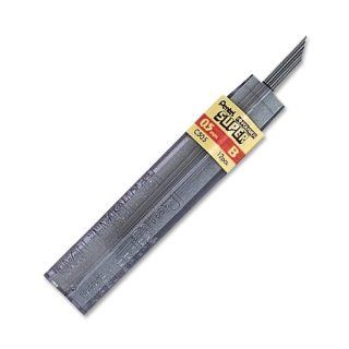 Pentel Hi Polymer Lead, 0.5 Mm, Fine, B, 12/Tb, Black (PENC505B)  Wood Lead Pencils 
