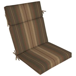 Stripe Green Standard Patio Chair Cushion