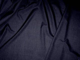 Navy Blue 100% Wool Fabric 60" By the Yard