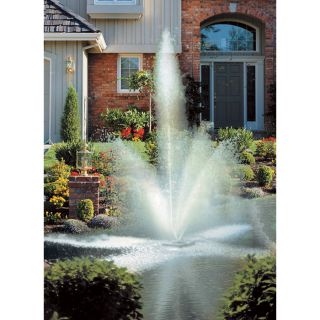 Scott Aerator Clover BIG SHOT Floating Fountain — 1/2 HP, 110 Volt, 70-Ft. Power Cord  Decorative Fountains