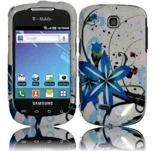 Hard Blue Splash Case Cover Faceplate Protector for Samsung Dart T499 with Free Gift Reliable Accessory Pen Cell Phones & Accessories