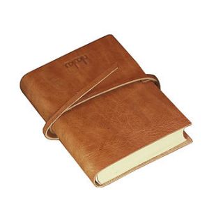 eco leather journal by nkuku