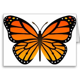 Big Monarch Butterfly Greeting Cards