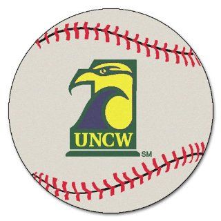 FANMATS NCAA UNC University of North Carolina   Wilmington Seahawks Nylon Face Baseball Rug Automotive