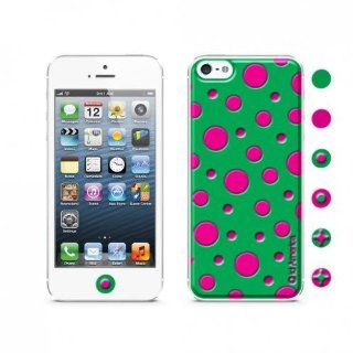 id America CSIA501 GRN Cushi Case for iPhone 5   Retail Packaging   Green Dot Cell Phones & Accessories