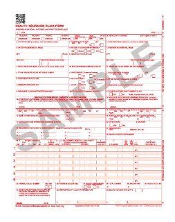 CMS 1500 Claim Forms   HCFA 8.5X11 Health Insurance Claim Forms  Business Claim Forms 