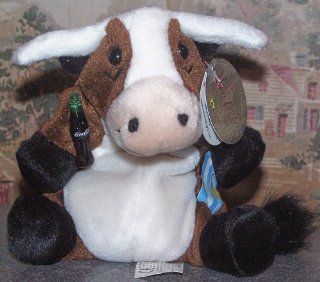 Coca Cola Bean Bag Plush Vaca Long Horn Cow representing Argentina Toys & Games