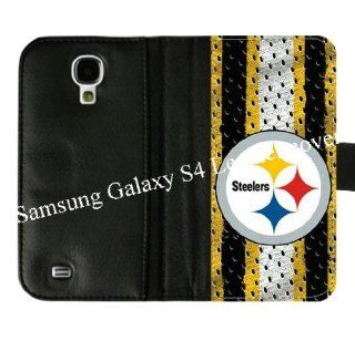 Christmas Gift Pittsburgh Steelers Got Six We Do Logo Samsung Galaxy S4 S IV Diary Leather Cover Cases For Fans Designed By Coolphonecases Cell Phones & Accessories