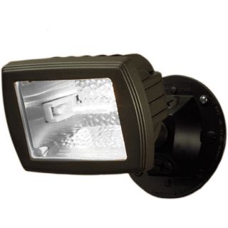 Utilitech 1 Head Halogen Bronze Switch Controlled Flood Light