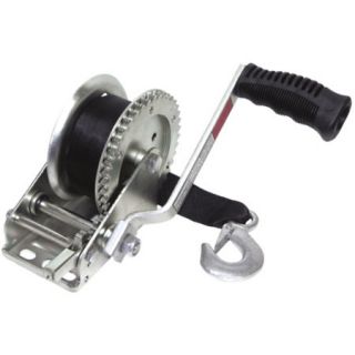 Overtons 1200 lb. Single Speed Trailer Winch With 20 Strap 81184