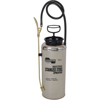 Chapin Stainless Steel Industrial Sprayer — 3 Gallon, 45 PSI, Model# 1749  Portable Sprayers