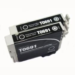 Epson T069120 Black Ink Cartridges (Remanufactured ) (Pack of 2) Epson Inkjet Cartridges