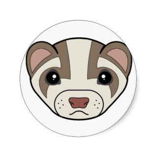 Blaze Champagne Ferret Sticker