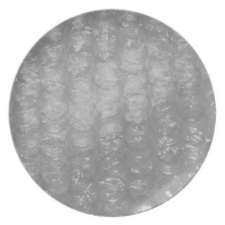 Transparent Novelty Bubblewrap Dinner Plate