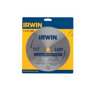 IRWIN 7 1/4 in 150 Tooth Circular Saw Blade