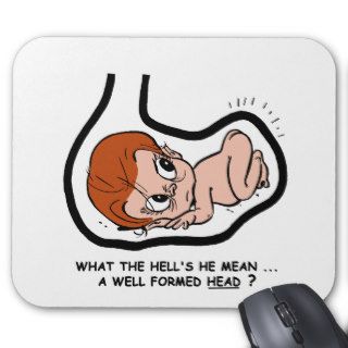 Well Formed Head Mouse Pad