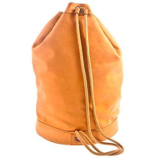 ladies leather duffle bag by the gul bag company
