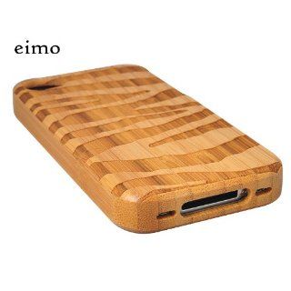 eimolife(TM) Natural Handmade hard wood Bamboo Case Cover for iphone 4/4S(Zebra stripes) Cell Phones & Accessories