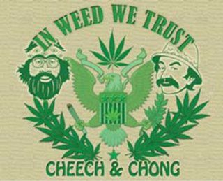 Licenses Products Cheech and Chong In Weed We Trust Sticker Toys & Games