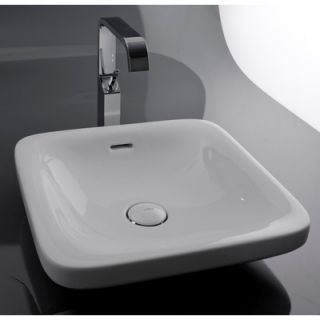 WS Bath Collections Ceramica Valdama Start Wall Mount Bathroom Sink