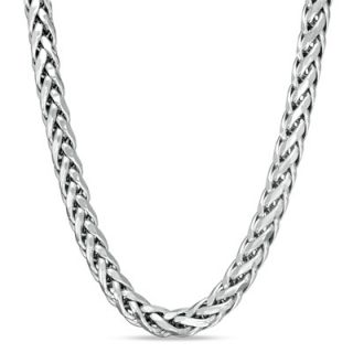 Ladies Sterling Silver 4.0mm Wheat Chain Necklace   24   Zales