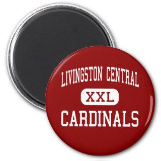 Livingston Central   Cardinals   High   Smithland Refrigerator Magnet