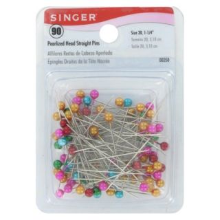 Singer 90 pk Pearl Straight Pins