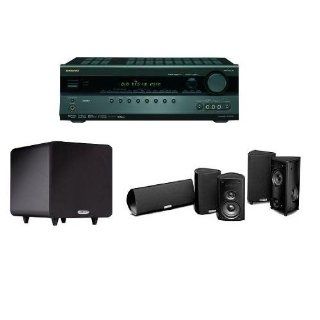 Onkyo TX SR507 5.1 Channel Home Theater Bundle with Polk Audio Speakers Electronics