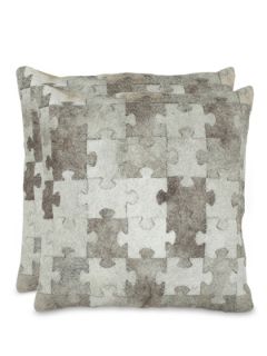 Cowhide Pillow (Set of 2) by Safavieh Pillows