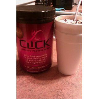 CLICK Espresso Protein Drink, Vanilla Latte (14 Servings), 15.31 Ounce Container Health & Personal Care