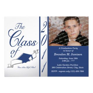 Class Graduation 2011/ Blue Invitations