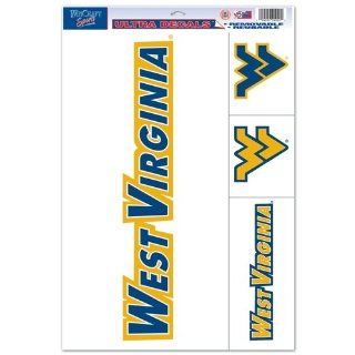 West Virginia Mountaineers Official NCAA 11"x17" Car Window Cling Decal  Sports Fan Decals  Sports & Outdoors