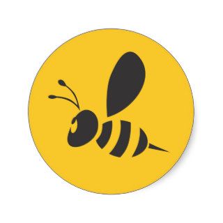 Custom Shirts   Elegant Bee Icon Shirts Stickers