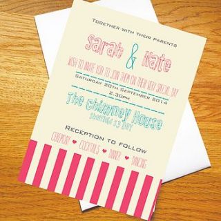 sweet love wedding invitations by vintage love stationery