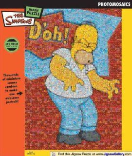 Photomosaics Homer Simpson "D'oh" Puzzle Toys & Games