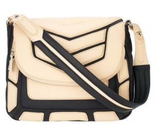 Aimee Kestenberg Leather Flap Front Shoulder Bag —