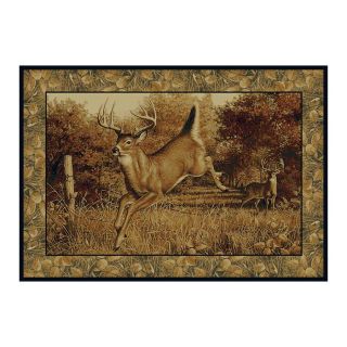 United Weavers Of America Hautman 7 ft 10 in x 10 ft 6 in Rectangular Beige Border Area Rug