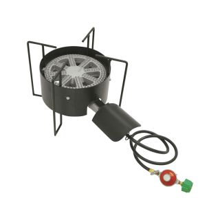 Bayou Classic Banjo Cooker with Hose Guard, Model# KAB4  Cooking Stoves   Burners