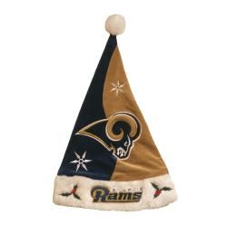 St. Louis Rams Polyester Santa Hat Forever Collectibles Football