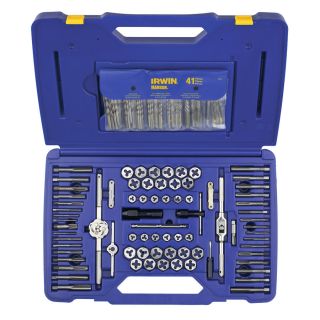 IRWIN 117 Piece Metric and Standard (SAE) Tap and Die Set