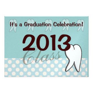 Dental Hygienist Graduation Party Invitations 2013
