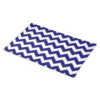 Navy and White Zigzag Place Mat