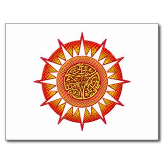 Celtic Sun 3 Post Card